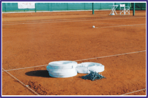 Canchas de Tenis Polvo de Ladrillo - Redes deportivas