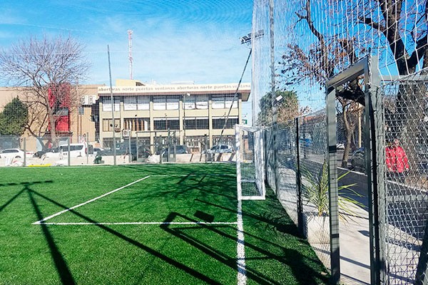 Redes de contención para canchas de fútbol