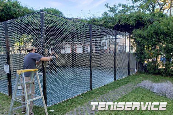 Las redes de contención de TENISERVICE
