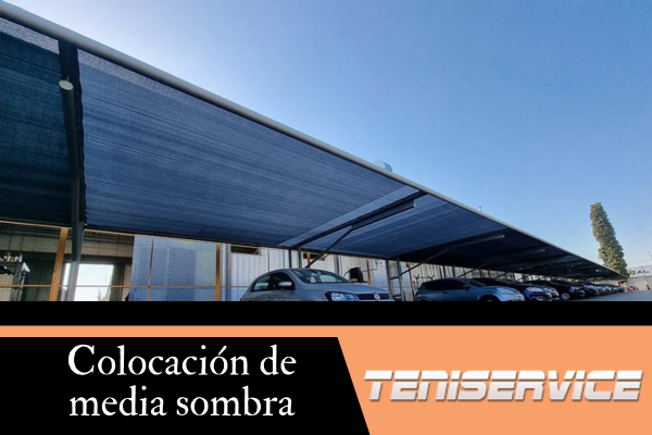 Colocación de media sombra